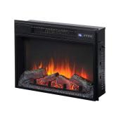 Flamelux Electric Fireplace - 1500 W - 23-in - Black