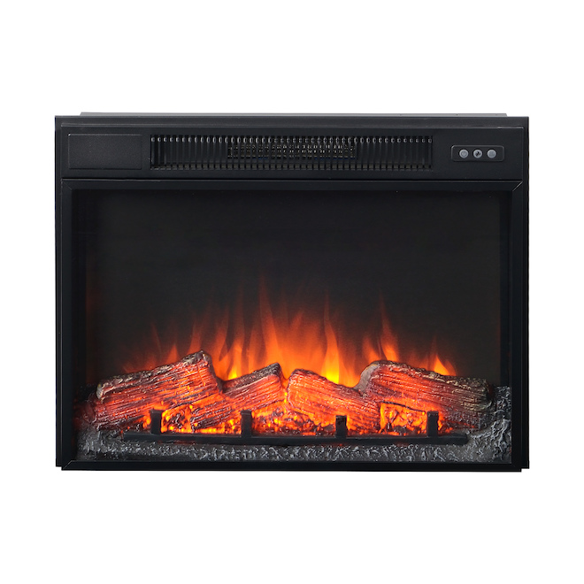 Style Selections Electric Fireplace - 1500 W - 25-in - Black