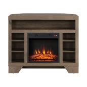 Baffin Style Selections Electrice Fireplace and TV Stand 18-in 1400-Watts Brown