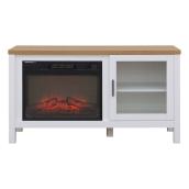 Style Selections White Electric Fire Place