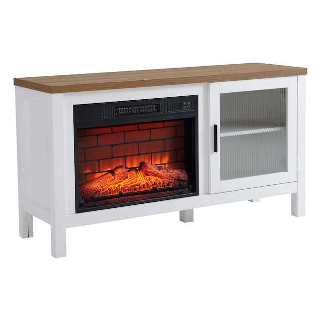 Style Selections White Electric Fire Place