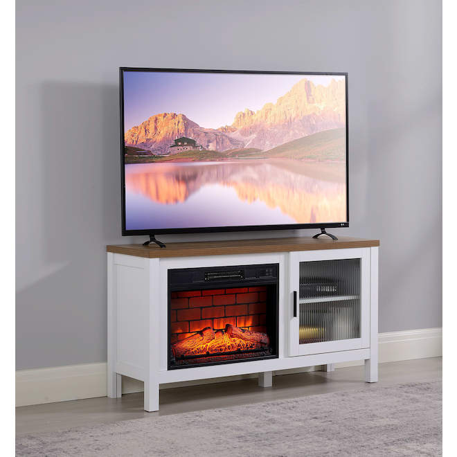 Style Selections White Electric Fire Place