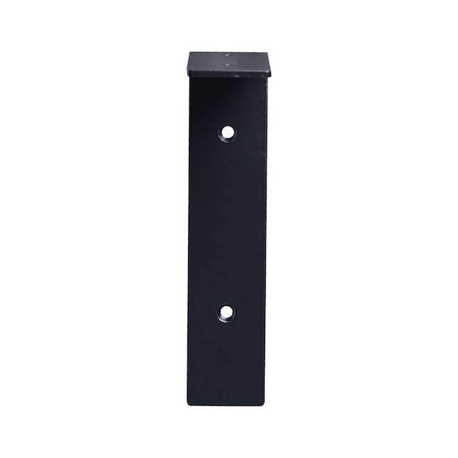 Legacy Home Shelf Bracket in Black Metal - 5.91-in