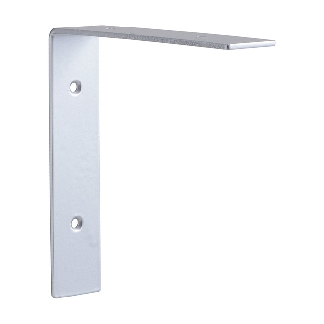 Legacy Home Shelf Bracket in Silver Finish Metal - 5.91-in