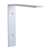 Legacy Home Shelf Bracket in Silver Finish Metal - 5.91-in