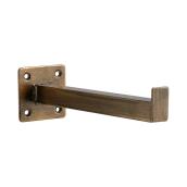 Legacy Home Shelf Bracket in Brass Finish Metal - 8.23-in