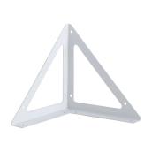 VALU+ 6.4-in L White Metal Triangular Shelf Bracket - 1/Pk