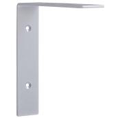 VALU+ 5.9-in Silver Metal L-Shaped Shelf Bracket - 1/Pk