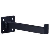 VALU+ 8.23-in L Black Metal Shelf Bracket - 1/Pk