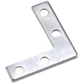 Onward Flat Angle Corner Brace - 1 1/2-in L x 3/8-in W - Zinc-Plated -Steel