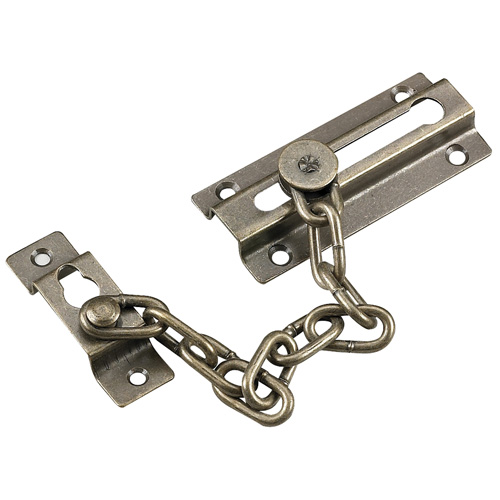 Richelieu Onward Security Hardware - Chain Door Guard - Brass - Metal - 3 1/2-in L