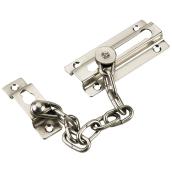 Richelieu Onward Security Hardware - Chain Door Guard - Satin Nickel - Metal - 3 1/2-in L