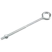 Onward Eyebolt with Nut - Zinc-Plated Steel - 80-lb Working Load - 6-in x 1/4-in