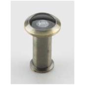 Onward 200° Wide Angle Door Viewer - 3/16-in dia x 1 3/4-in L - Antique Brass - for Wood and Metal