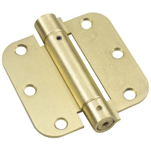 1-1/2 X 1-1/2 Bright Brass Butt Hinges | Pack of 2 | Cabinet Door or Box  Hinges | H11-H537BBP112 (1)