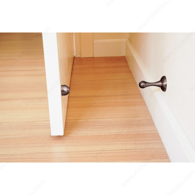 Onward Magnetic Door Stop - Steel - Oil-Rubbed Bronze - 3-in L x 3 3/4-in dia