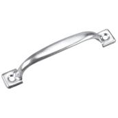 Poignée en acier fini zinc pour porte moustiquaire, pqt de 2