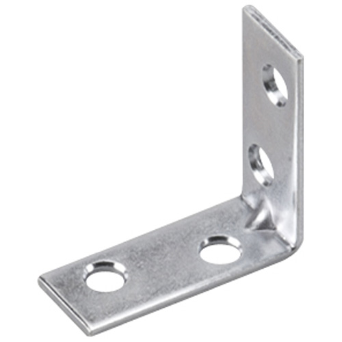 Onward L-Shape Corner Brace - 1/2-in L x 5/8-in W - Steel - Zinc-Plated