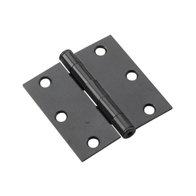 Onward Full Mortise Butt Hinges - Steel - Black - 3-in - 2-Pack