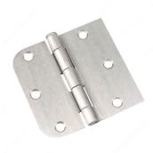 Onward Full Mortise Combination Butt Hinge - 3 11/16-in W x 3 1/2-in H - Loose Pin - Brushed Nickel - 2 Per Pack