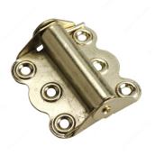 Onward Non-Adjustable Integrated Surface Spring Hinge - 3-in H - 1/4-in Radius - Brass - 2 Per Pack