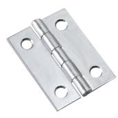 Onward Fixed-Pin Hinges - 1 1/2-in x 2-in - Zinc - 2-Pack