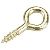 Screw Eye - 7/8" - Brass - 10/Pack