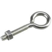Onward Eyebolt with Nut - Stainless Steel - 80-lb Working Load - 2 1/2-in x 1/4-in
