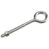 Onward Eyebolt with Nut - Stainless Steel - 160-lb Working Load - 6-in x 3/8-in