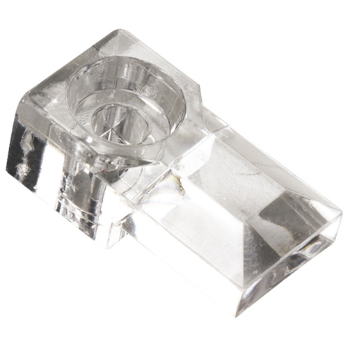 ONWARD Mirror Clip - Plastic - 1/4 - Pack of 6 - Clear 8PR