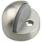 Onward High-Profile Dome Door Stops - Steel - Chrome Finish - 1 49/64-in W x 1 3/8-in H x 1 49/64-in dia