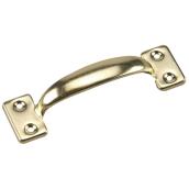 Onward Utility Pull Handles - Brass - Steel - 5 3/4-in L x 1 17/32-in w x 1 5/16-in H - 20-Pack