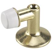 Onward Screw-In Floor Mount Door Stops - 1 1/2-in - Brass - 2-Pack