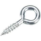 Screw Eye - 1 1/8" - Pack of 10 - Zinc