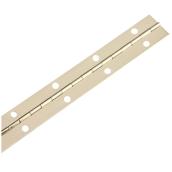Onward Piano Hinges - 1 1/16-in W x 30-in L - Fixed Pin - Brass