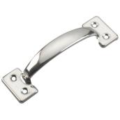Onward Utility Pull Handle - Zinc-Plated - 10 Per Pack - 8-in L x 2 9/32-in W