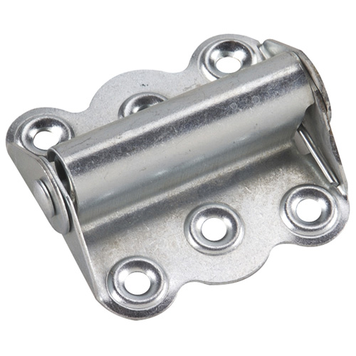 Onward Non-Adjustable Integrated Surface Spring Hinge - 3-in H - 1/4-in Radius - Zinc - 2 Per Pack