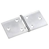 Onward Back Flap Hinge - 4 15/64-in-in W x 2-in H - Fixed Pin - Zinc - 2 Per Pack