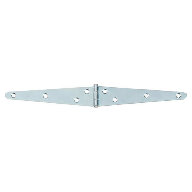 Onward Light Duty Strap Hinge - 6-in H - Fixed Pin - Zinc