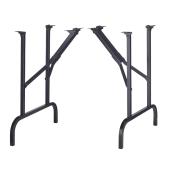 Set of 2 Table Legs - Black