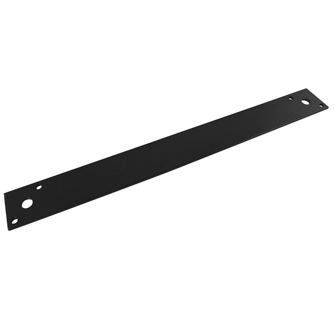 Onward Hardware Flat Strap Braces - 14-in L x 1 1/2-in W - Black Powder-Coated Steel