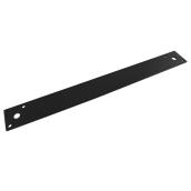 Onward Hardware Flat Strap Braces - 17-in L x 1 1/2-in W - Black Powder-Coated Steel