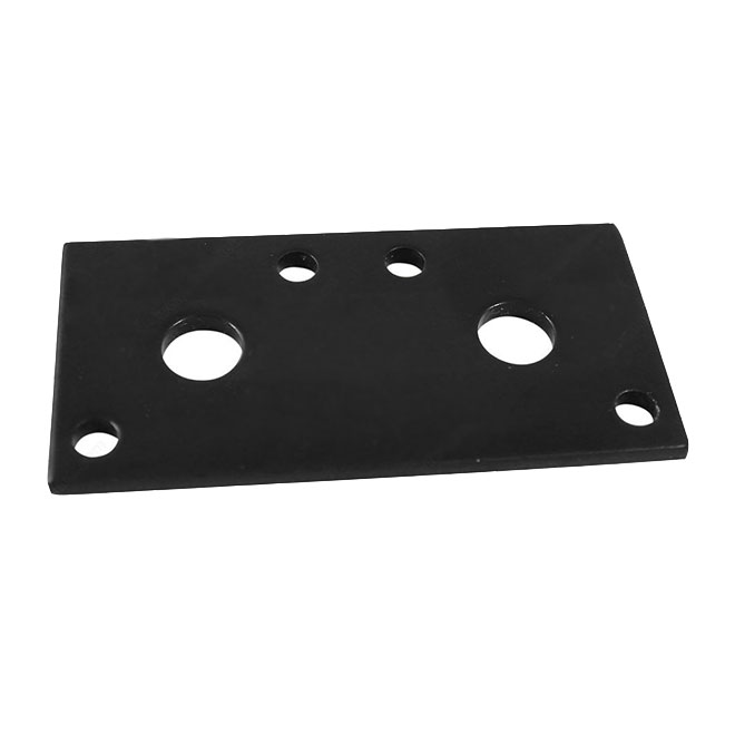 Onward Mending Plates - Steel - Black Powder-Coated Finish - 3-in L x 1 1/2-in W x 1/8-in T