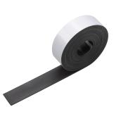 Onward Adhesive Magnetic Strip Roll - 1-in W x 120-in L - Black - Peel-and-Stick Backing