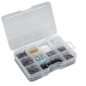 Onward 620-pc Assorted Nail Kit - Various Sizes and Finishes - Plastic Storage Case Included - 6-in H x 5-in W