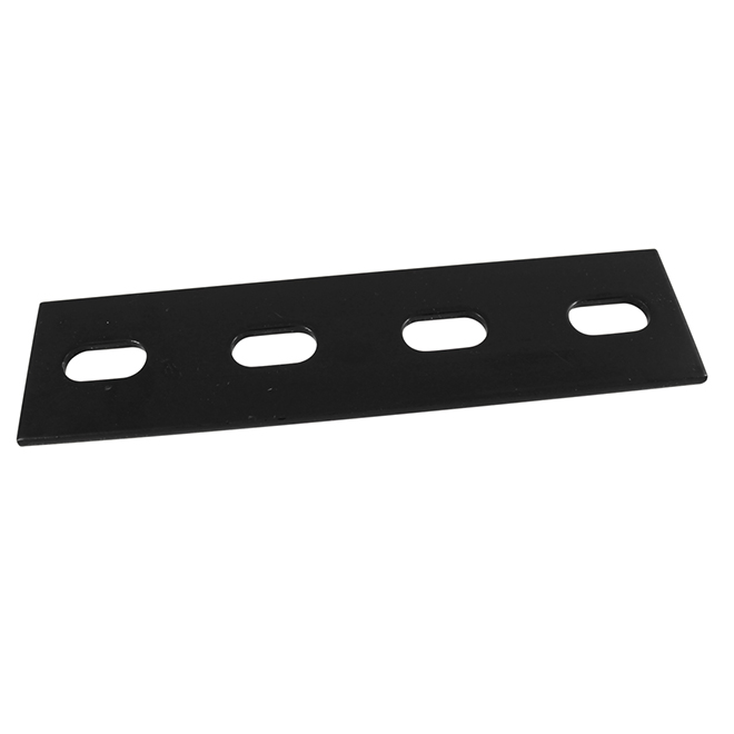 Onward Hardware Slightly Adjustable Mending Plate - 6-in L x 1 1/2-in W - Black Powder-Coated Steel