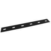 Onward Hardware Adjustable Mending Plate - 11-Guage Steel - 16-in L x 1 1/2-in W x 1/4-in T - Black