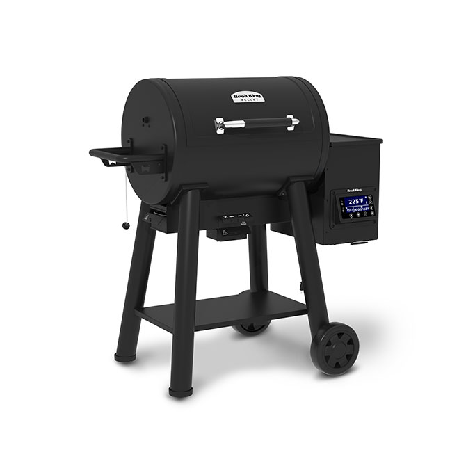 ONWARD Broil King Crown Pellet 400 Black Wood Pellet BBQ 493051 RONA