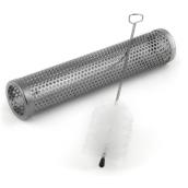 Onward Pellet Tube for Barbecue with Cleaning Brush