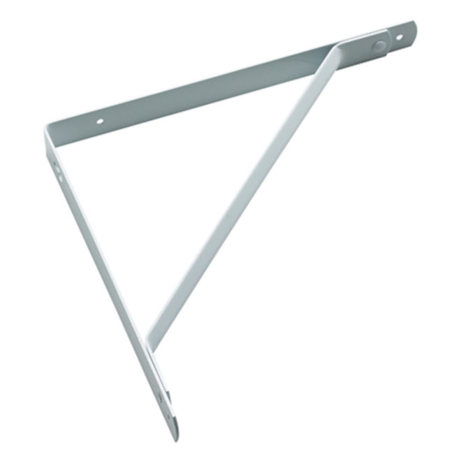 Onward Shelf Bracket in White Steel - 10.75-in